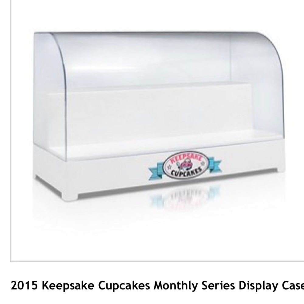 2015 Hallmark Monthly Cupcake Ornament Display Case